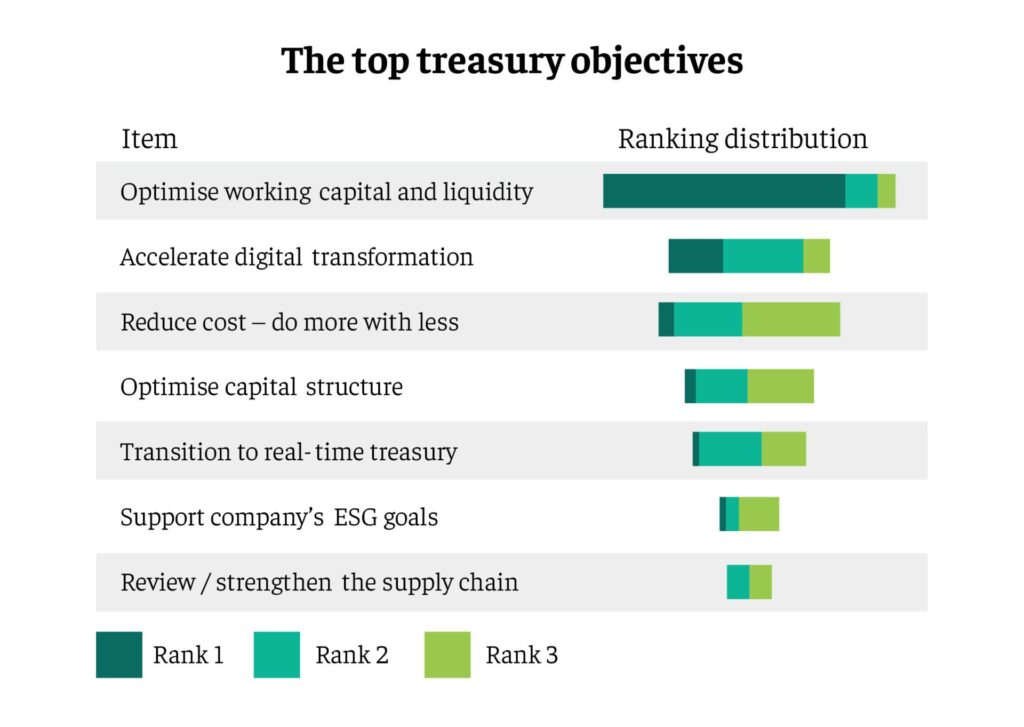 The top treasury objectives