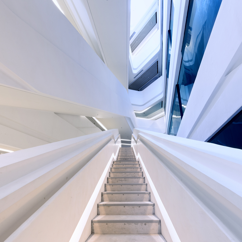 Low angle view of staircase