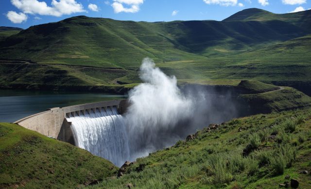 Katse dam in Lesotho