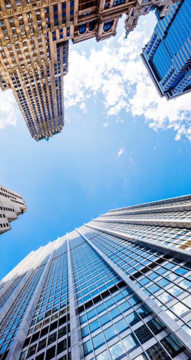 Skyscrapers in Manhattan Financial District